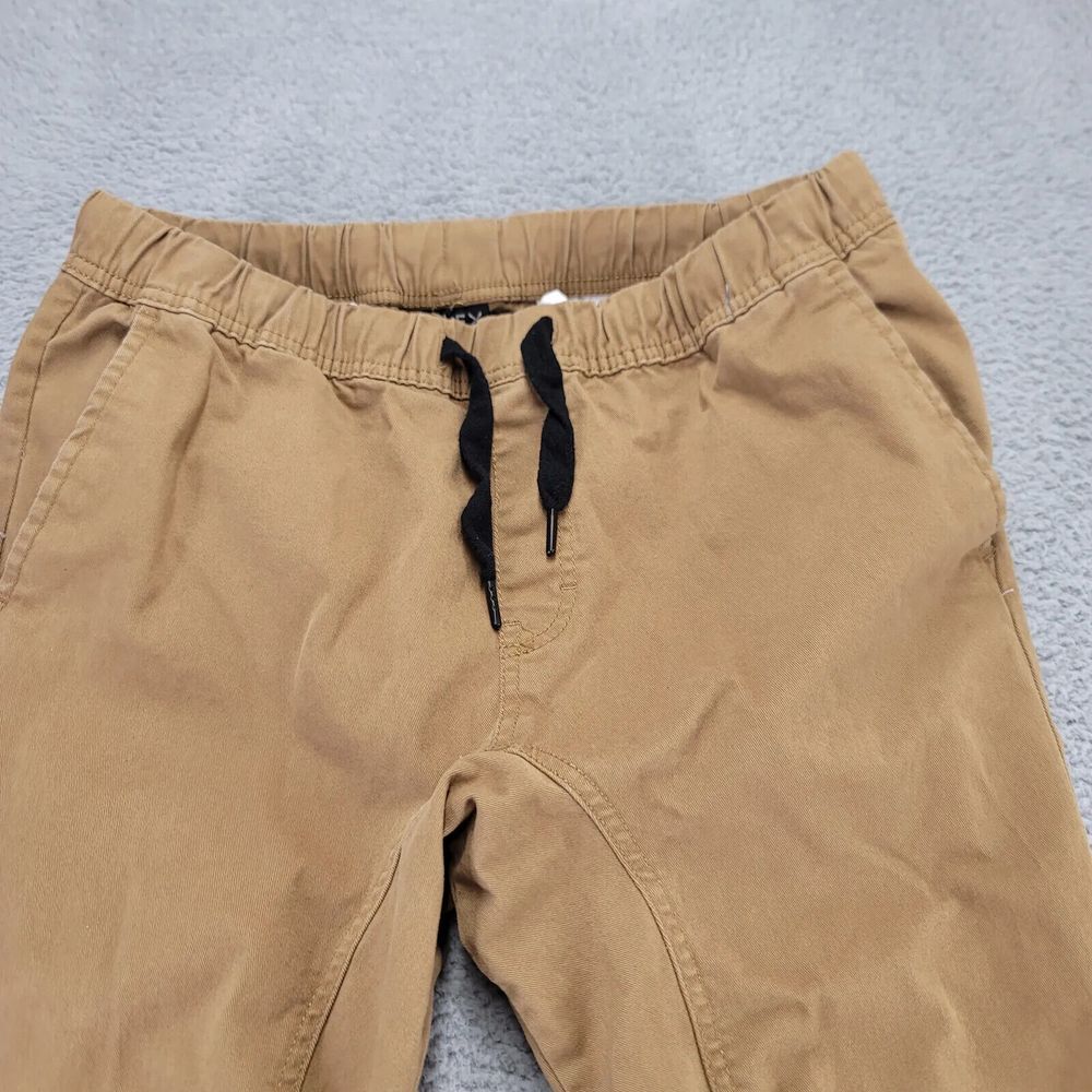 Southpole Pants Mens Medium‎ Brown Flex Drawstring Cuffed Joggers Athleisure - Picture 2 of 11